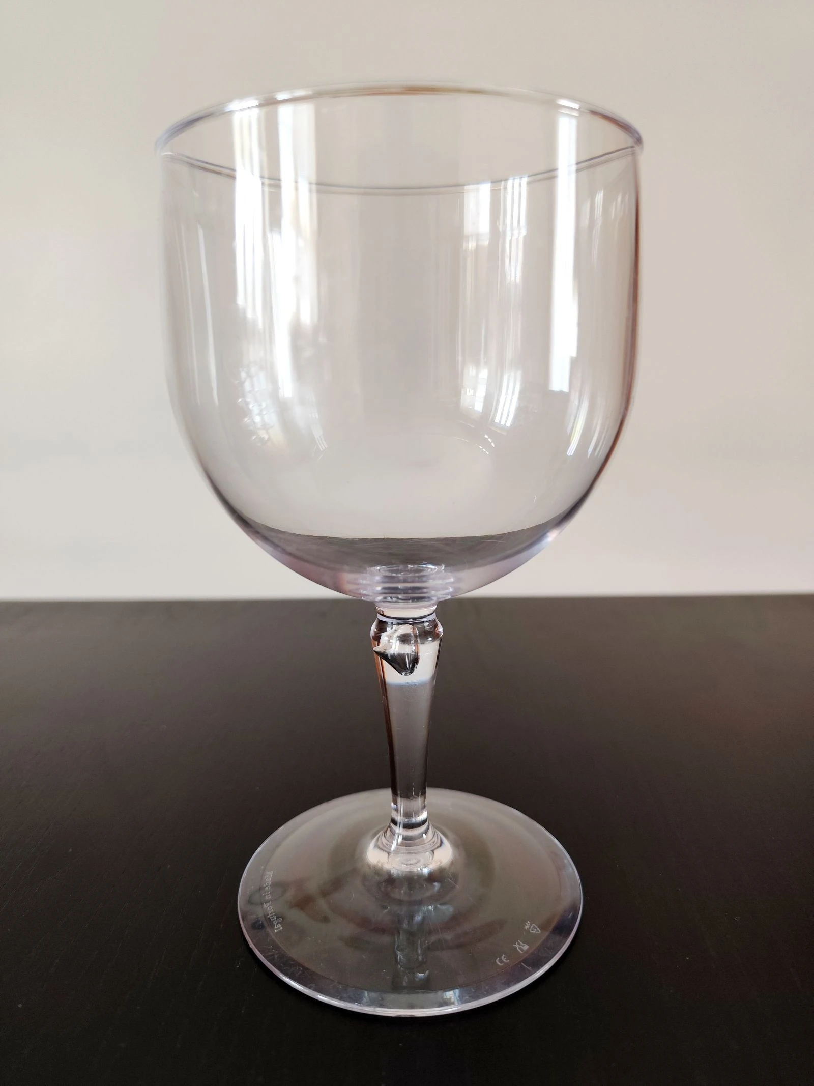 Lote de 6 Copos com Pé Transparentes - Plástico (Novos) – photo 3